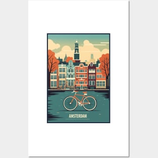 Amsterdam, Holland, Travel Poster Posters and Art